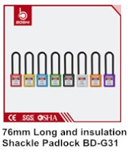 cadeado da segurança do grilhão de 4mm DiaThin para industrial